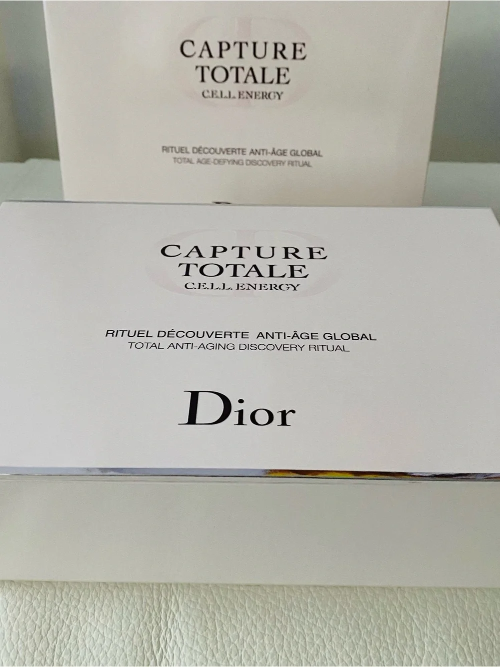Dior Capture Totale Skincare Set in Soft Pink and Silver Accents